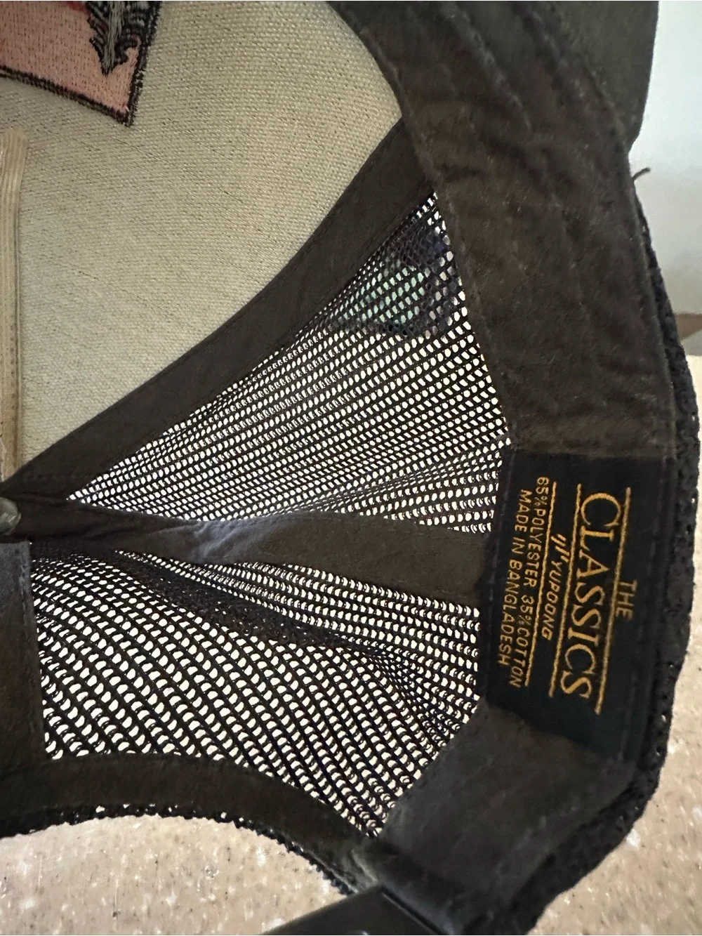 The Classic Black Hat with Wanter Patch